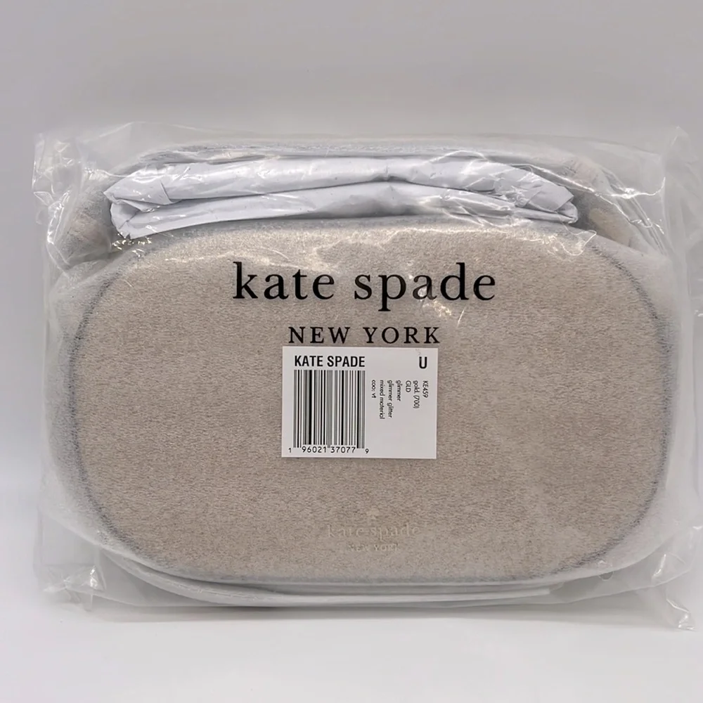 Kate Spade Glimmer Oval Camera Bag Gold